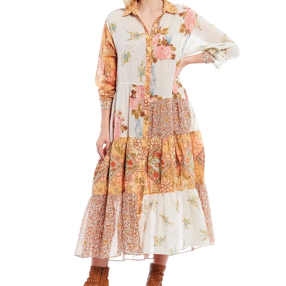 NWT Free People Days of Ditzies Maxi Dress - Picture 12 of 13